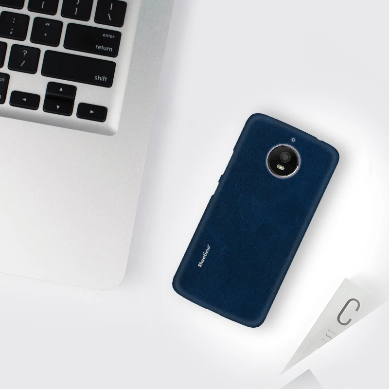 Чехол Роскошный из искусственной кожи чехол для Motorola Moto E4 Plus XT1770 XT1773 чехол для телефона для Motorola Moto G5S бизнес-Чехол - Цвет: Blue