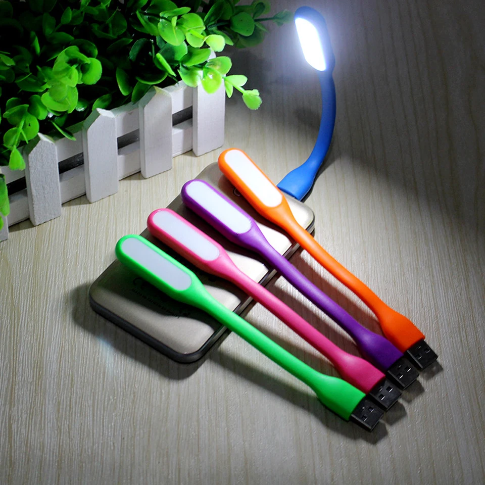 Portable USB LED Light DC5V Reading Book Lights White / Warm white Lamp Indoor Outdoor Lighting For Camping PC Laptop Power Bank | Лампы и