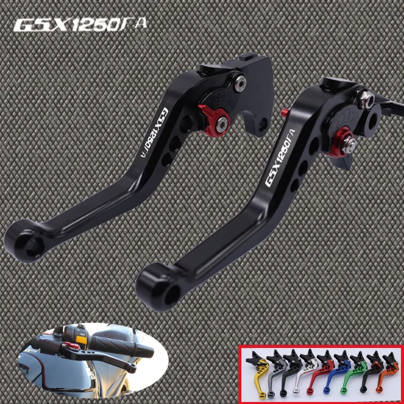 CNC короткий регулируемый тормозной рычаг сцепления для SUZUKI GSX1250 F/SA/ABS GSX GSX1250FA 1250 FA