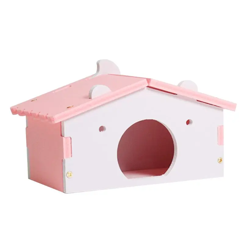 Домик для хомяка крысиная мышь Забавный хомяк гнездо вилла красочная деревянная