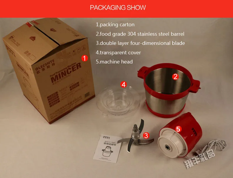 Электрическая мясорубка из нержавеющей стали 5 л | Инструменты