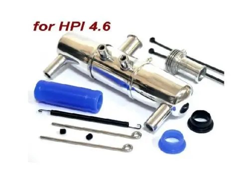 1/8 scale RC Duel настраиваемый Глушитель Трубы для HPI Racing SAVAGE X 4 6 грузовиков 4.6CC нитро