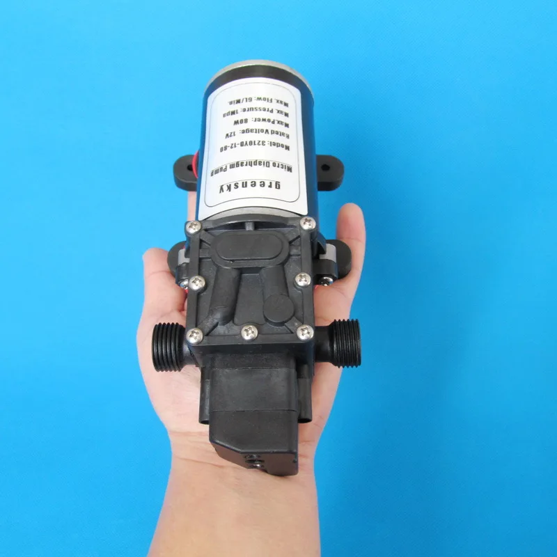 Автоматический мембранный насос Переключателя Давления 6 л/мин 12 В постоянного