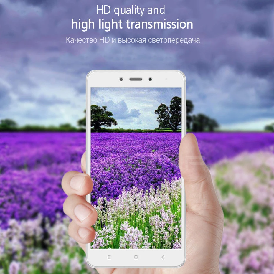 KolPler закаленное стекло для Xiaomi RedMi 4X защита экрана полное покрытие 9H стеклянная пленка для Xiomi RedMi 4X стеклянная защитная пленка