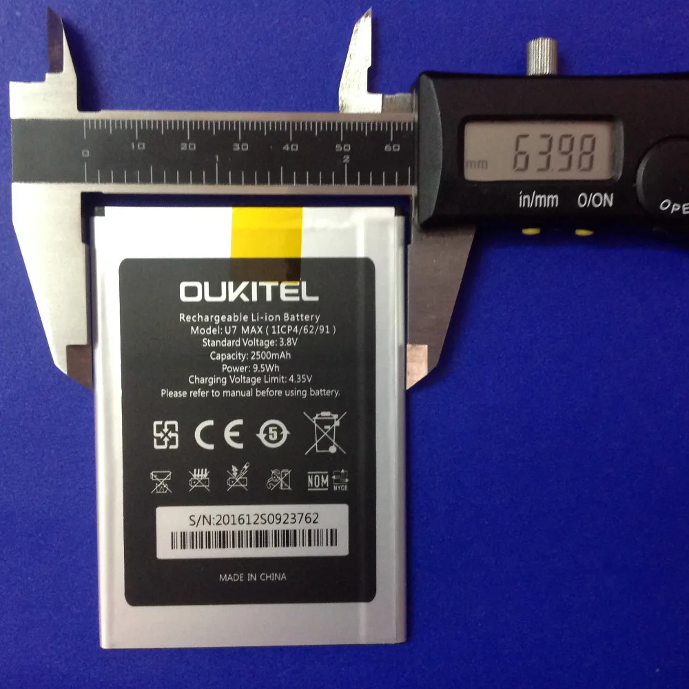 

Oukitel U7 MAX, 100% , 2500 , Oukitel U7 MAX