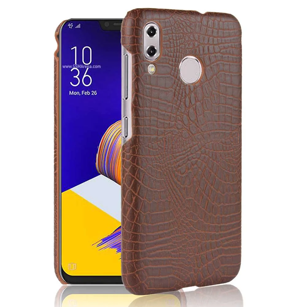 

SUBIN New Case For ASUS ZenFone 5 (2018, ZE620KL) 6.2" Crocodile Skin PU Leather Back Cover Phone Protective Case phonebag