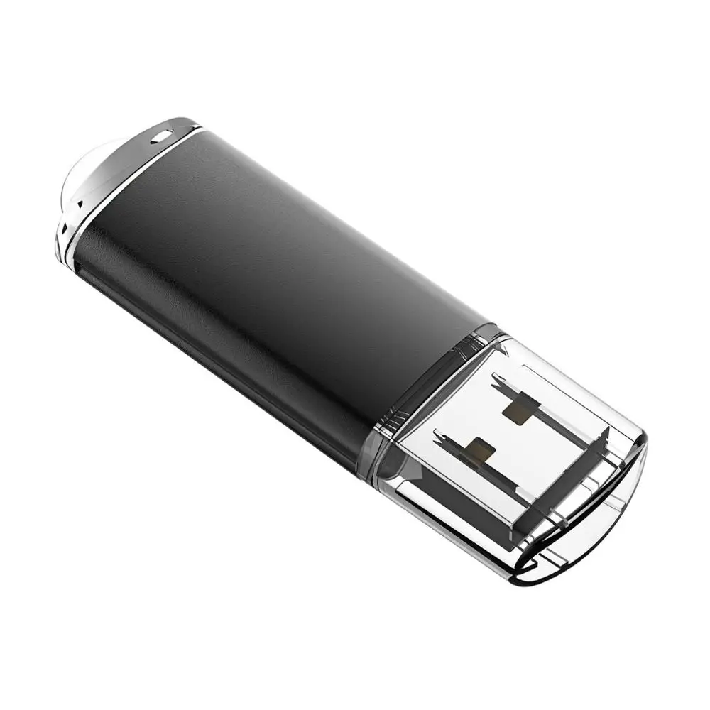 Черный J-бокс 16 ГБ USB флеш-накопитель прямоугольная флеш-карта памяти 16 Гб флешки в виде большого пальца для компьютера ноутбук Mac планшет USB устройство подарок - Цвет: Черный