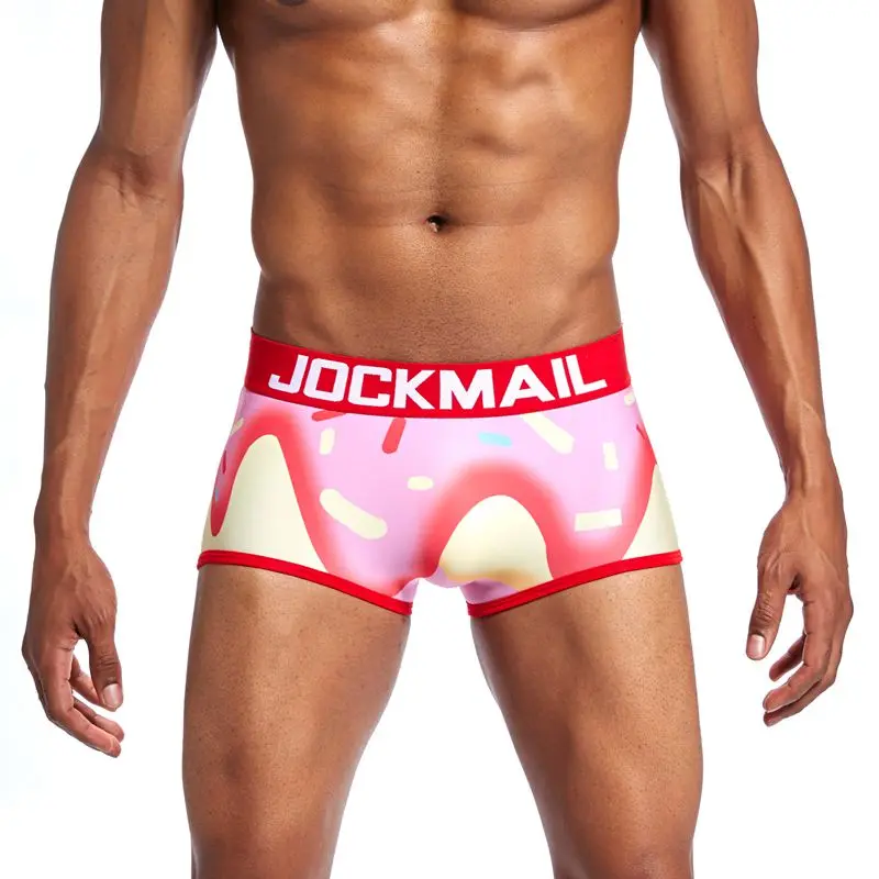 Трусы-боксеры JOCKMAIL мужские Брендовое нижнее белье пикантные Трусы-шорты трусы