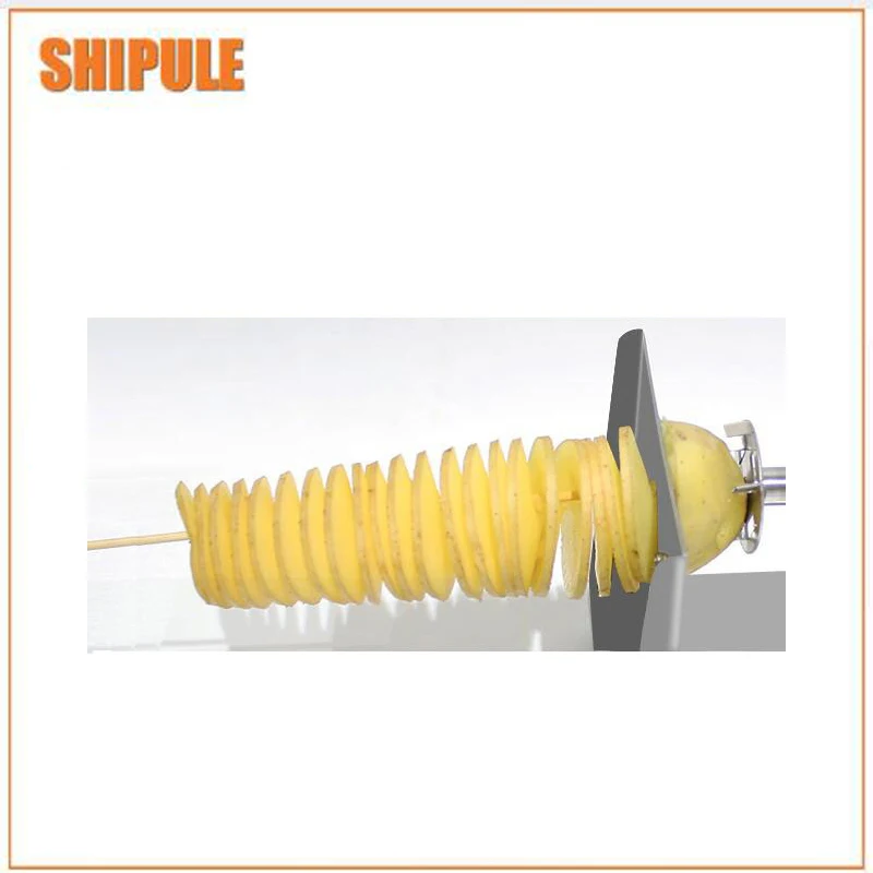 値段 ステンレス鋼電気タワーポテトチップス/スパイラルポテトチップス切断機