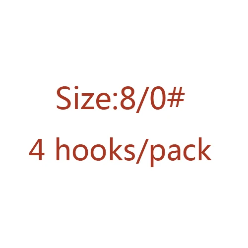 size8-0 1 упаковка 1#-12/0# Mustad глубоководная Океанская рыбалка 10827NP# 4X сильные Крючки живая приманка Высокоуглеродистая сталь колючий крючок осетр/тунец джиг крючок - Цвет: size8-0