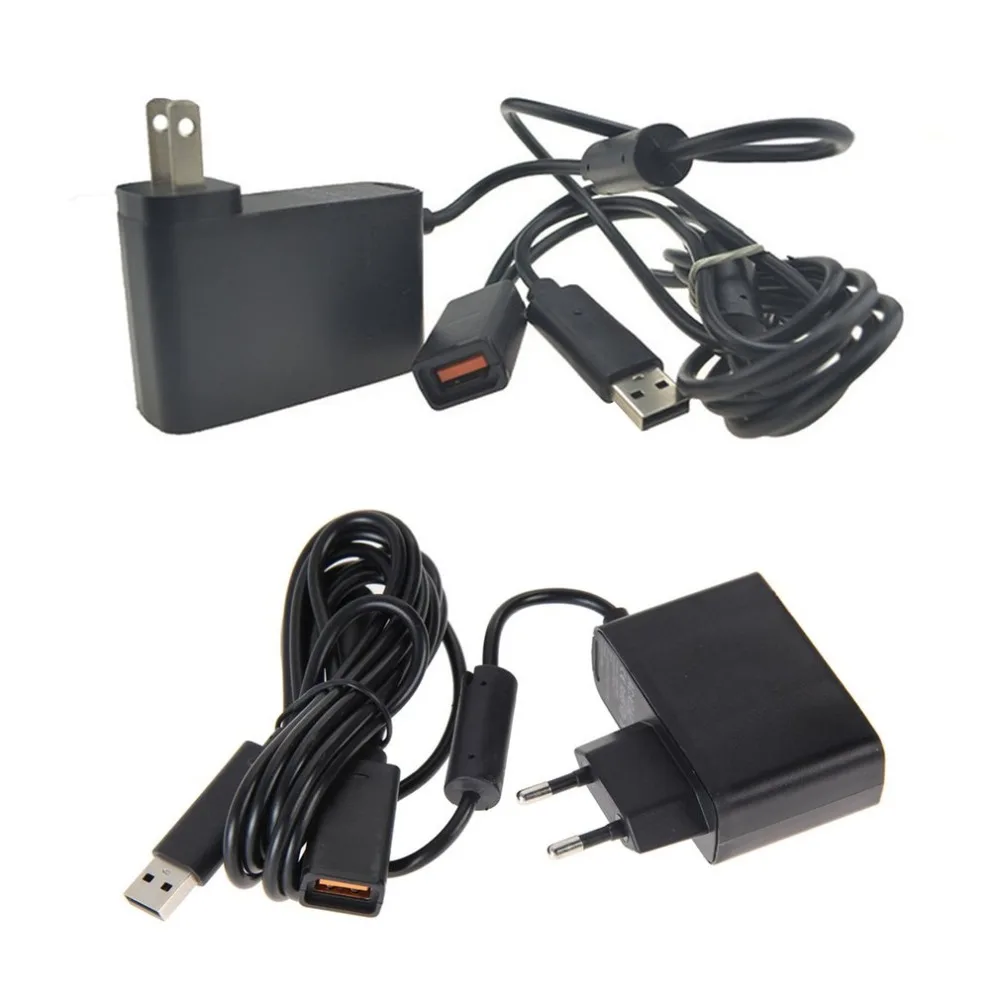 110-240 В адаптер переменного тока Питание Шнур USB конвертер Кабель Портативный 1-to-2 Мощность адаптер для Xbox 360 игровой Кинект-Сенсор