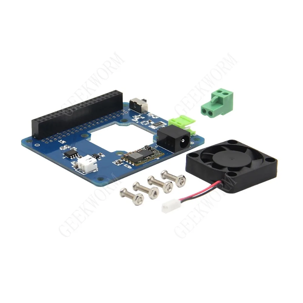 Raspberry Pi 3 Model B + (плюс) POE адаптер с интеллектуальным контролем температуры
