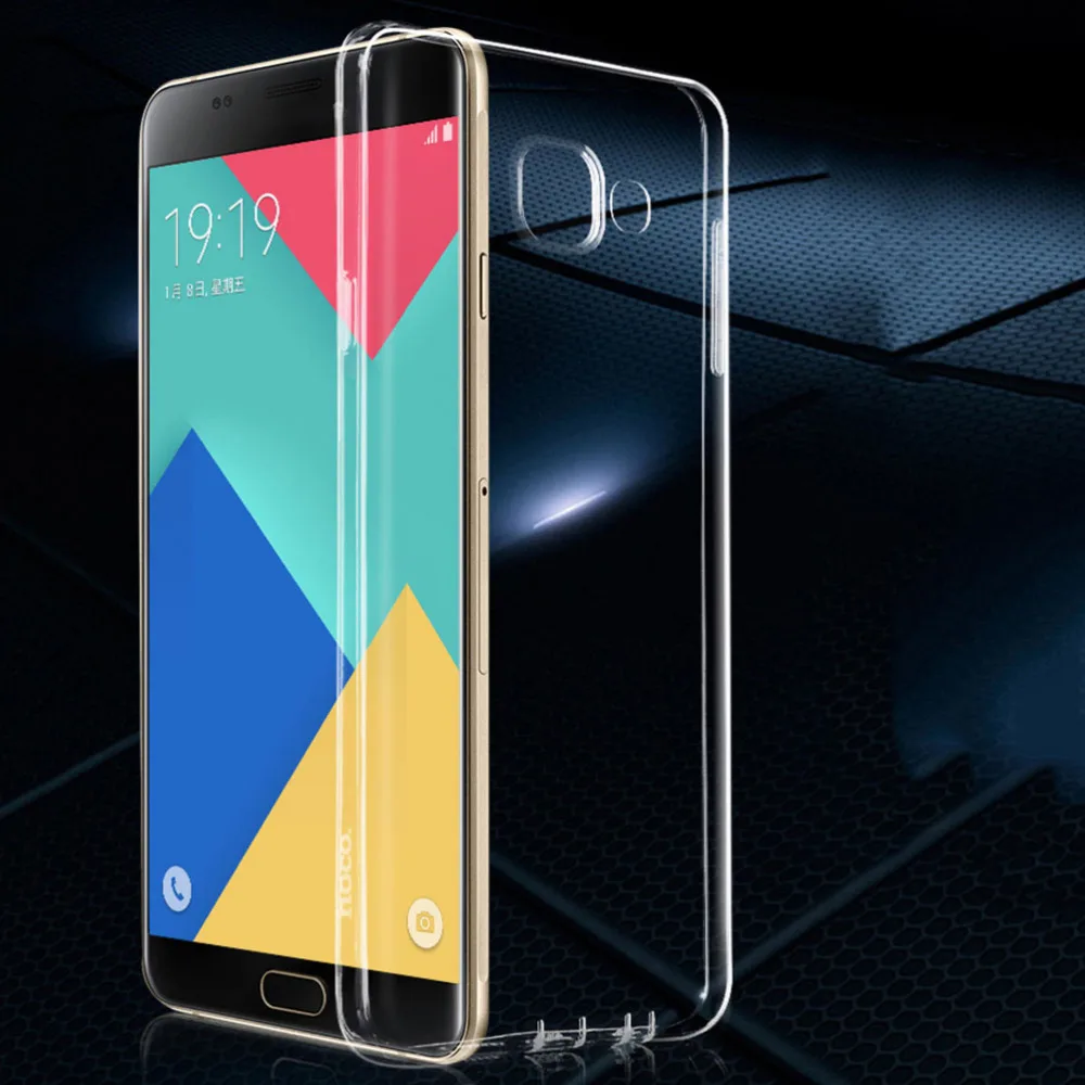 Ультратонкий Прозрачный чехол из ТПУ для Samsung Galaxy S7 Edge A9 A7 A5 A3 J7 J5 J1 мягкий