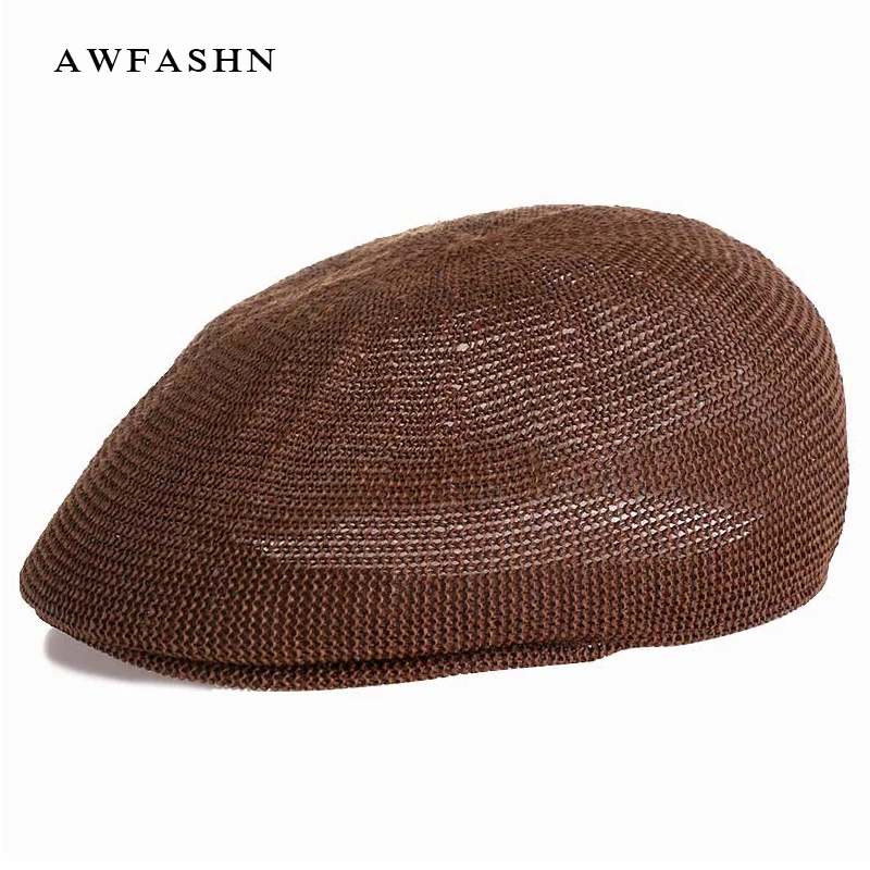 2018 соломенный берет сплошной цвет козырьки для мужчин и женщин высокое качество