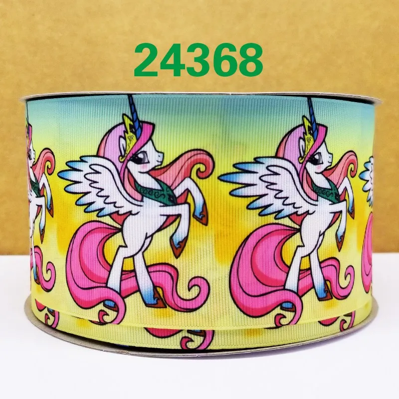 Бесплатная доставка 50 ярдов мультфильм печатных grosgrain ленты 24366|Ленты для шитья| |