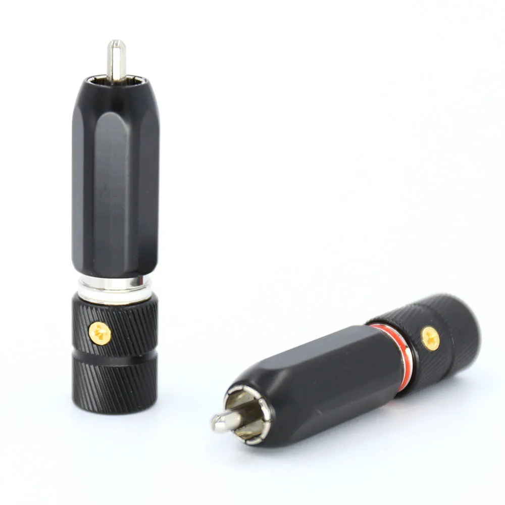 HIFI кабель с родиевым покрытием и разъемом RCA 9 мм|Коннекторы разъёмы| |