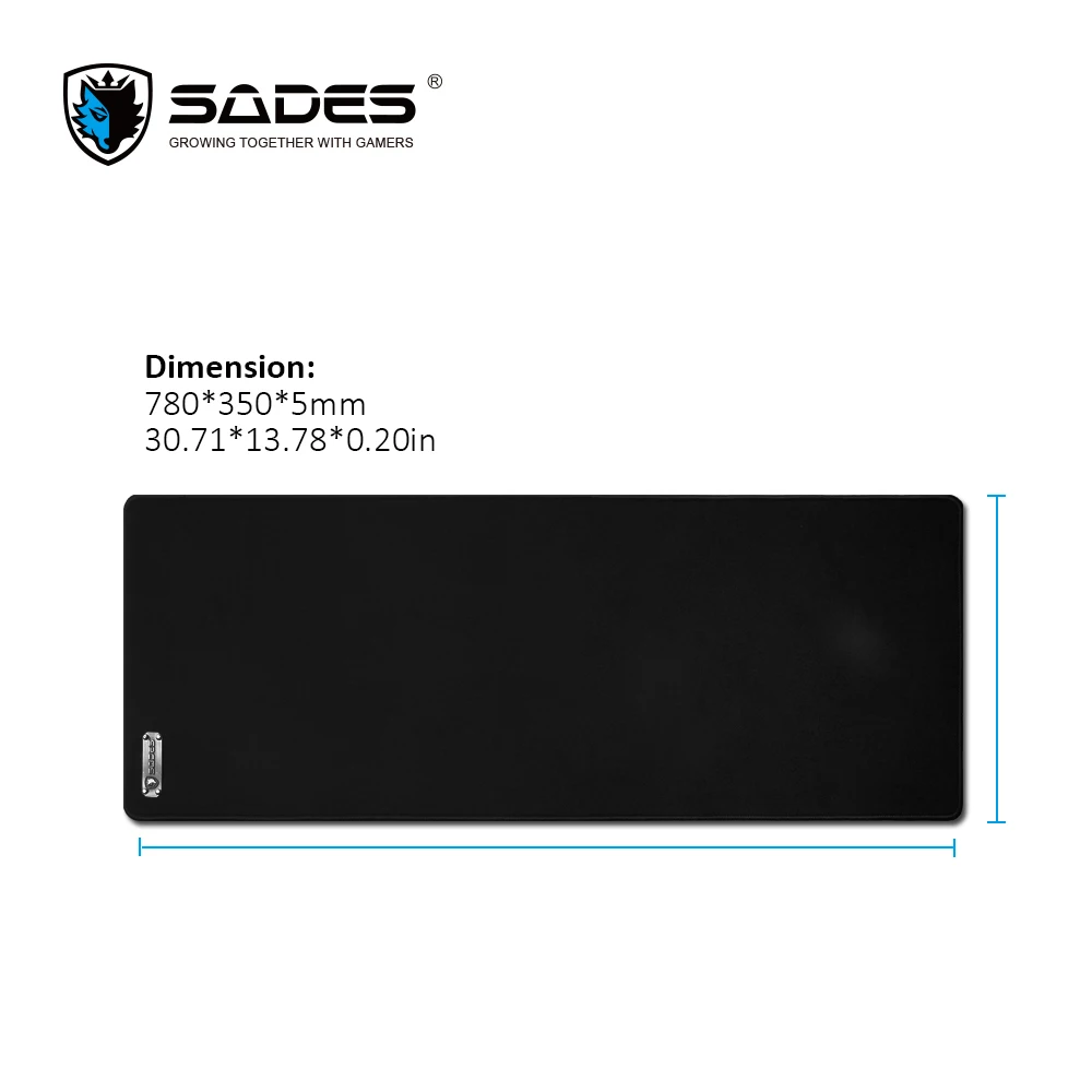 SADES SKADI большой резиновый коврик для мыши подставка противоскользящая игровая коврик для мыши геймер