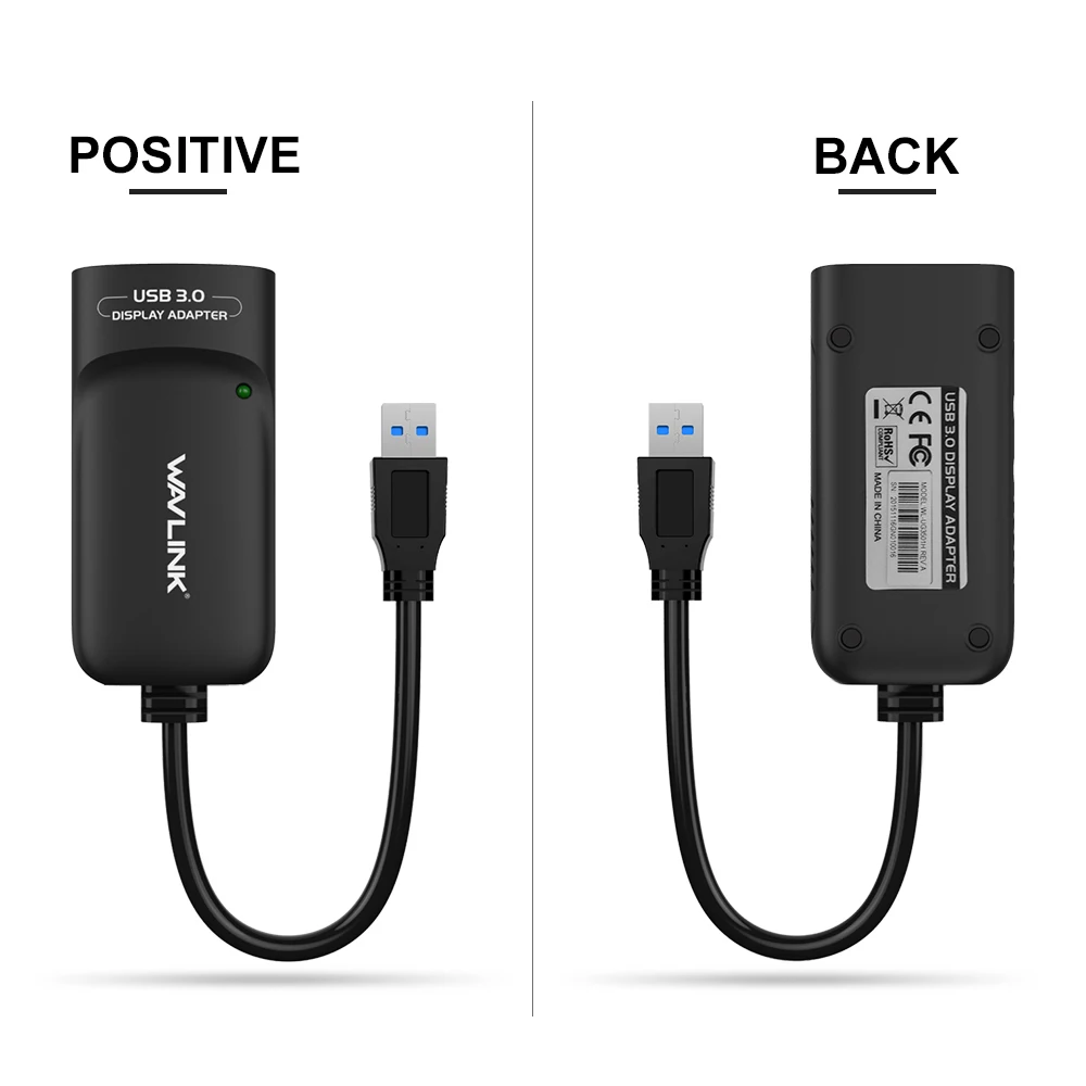 Wavlink USB 3,0 к HDMI видео графический адаптер Дисплей несколько мониторов 1080P внешняя видеокарта поддержка расширения/зеркальный режим