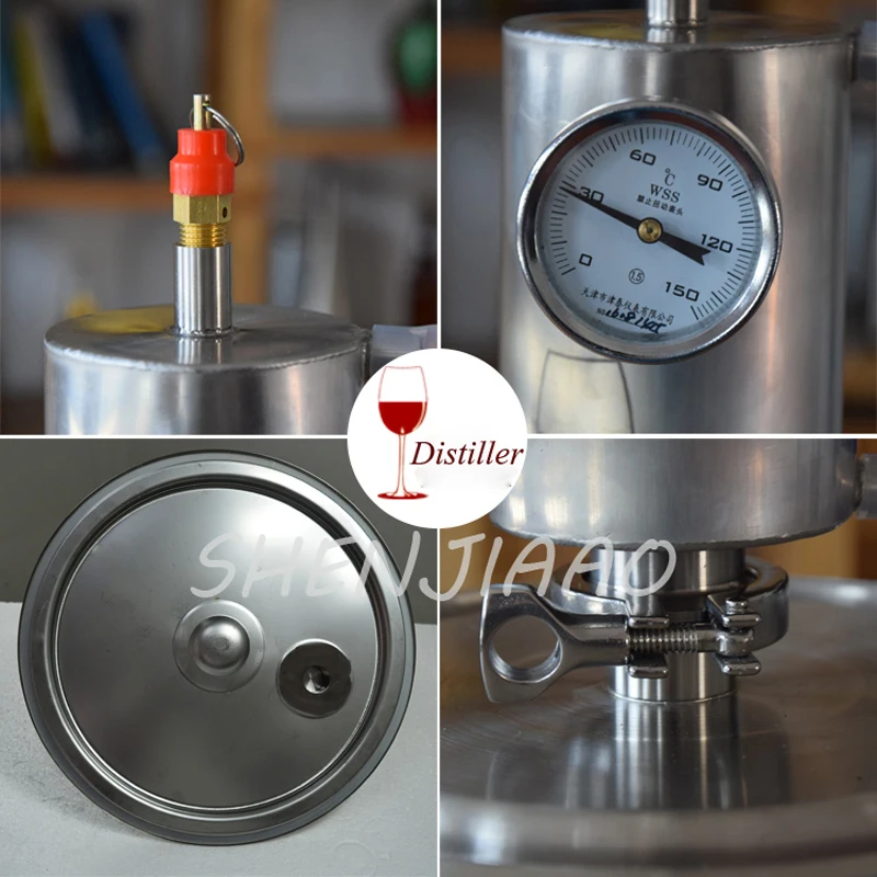 12L дистиллятор Кастрюля/бойлеры Moonshine Vol Liqour Maker машина для бренди виски водки