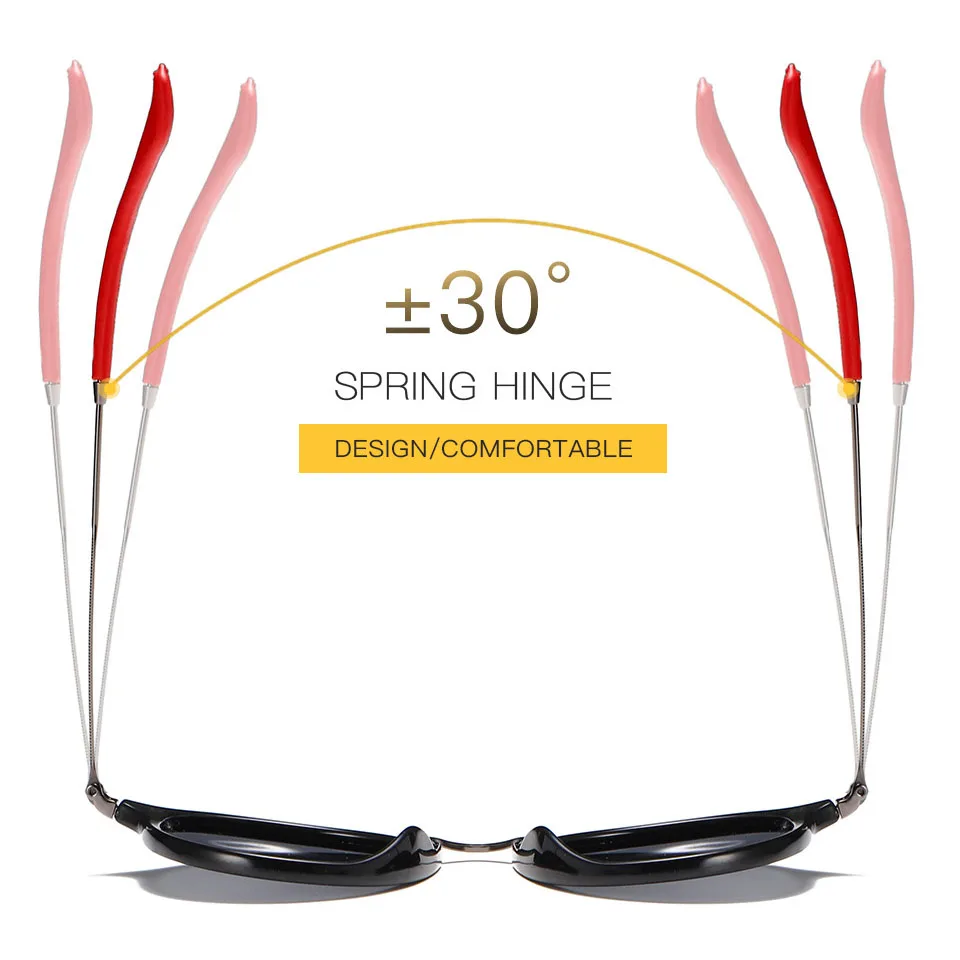 Солнцезащитные очки в круглой оправе UV400 женские Поляризационные солнечные