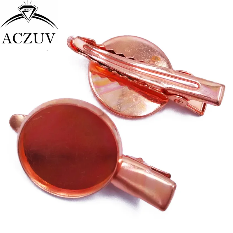 200 шт 18 мм Кабошон Установка Безель пустая основа для броши зажимы язычок Зажим