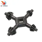 Новинка, универсальный 4-х ходовой патрон для дрели, фрезы для дрели, 4 размера, 5,2-6 мм