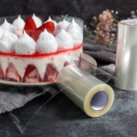 1 roll mousse cake collar transparent membrane baking surrounding edge tape perimeter cake chocolate collar kitchen decorating