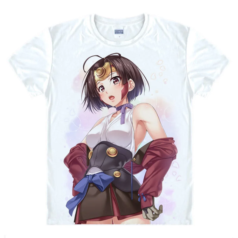 Аниме-рубашка Coolprint футболки кабанери Железной Крепости с коротким рукавом