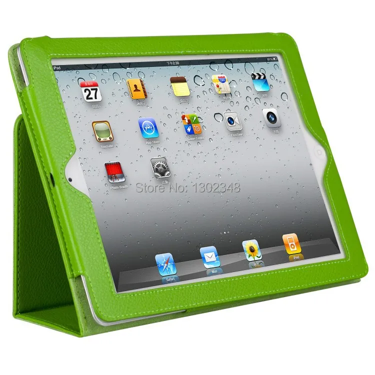 Ультратонкий чехол книжка из искусственной кожи с откидной крышкой и для Apple iPad 2 3