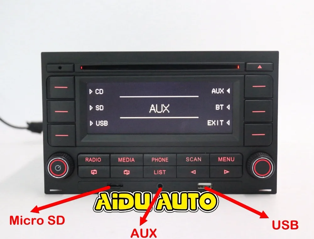 Для VW Golf MK4 Jetta MK4 Polo Passat B5 RCN210 USB CD USB плеер радио