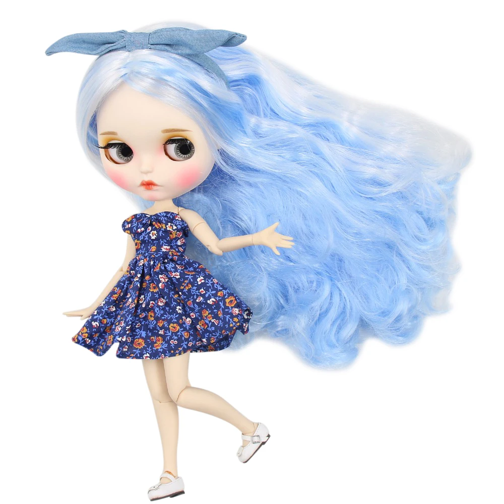 Кукла ICY DBS Blyth 1/6 bjd белая кожа шарнирная кукла шарнирное тело матовое лицо резные
