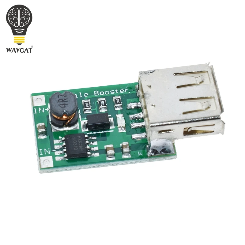 DC 2V 5V до 1200MA 1.2A повышающий усилитель USB Мобильный блок питания литиевая батарея