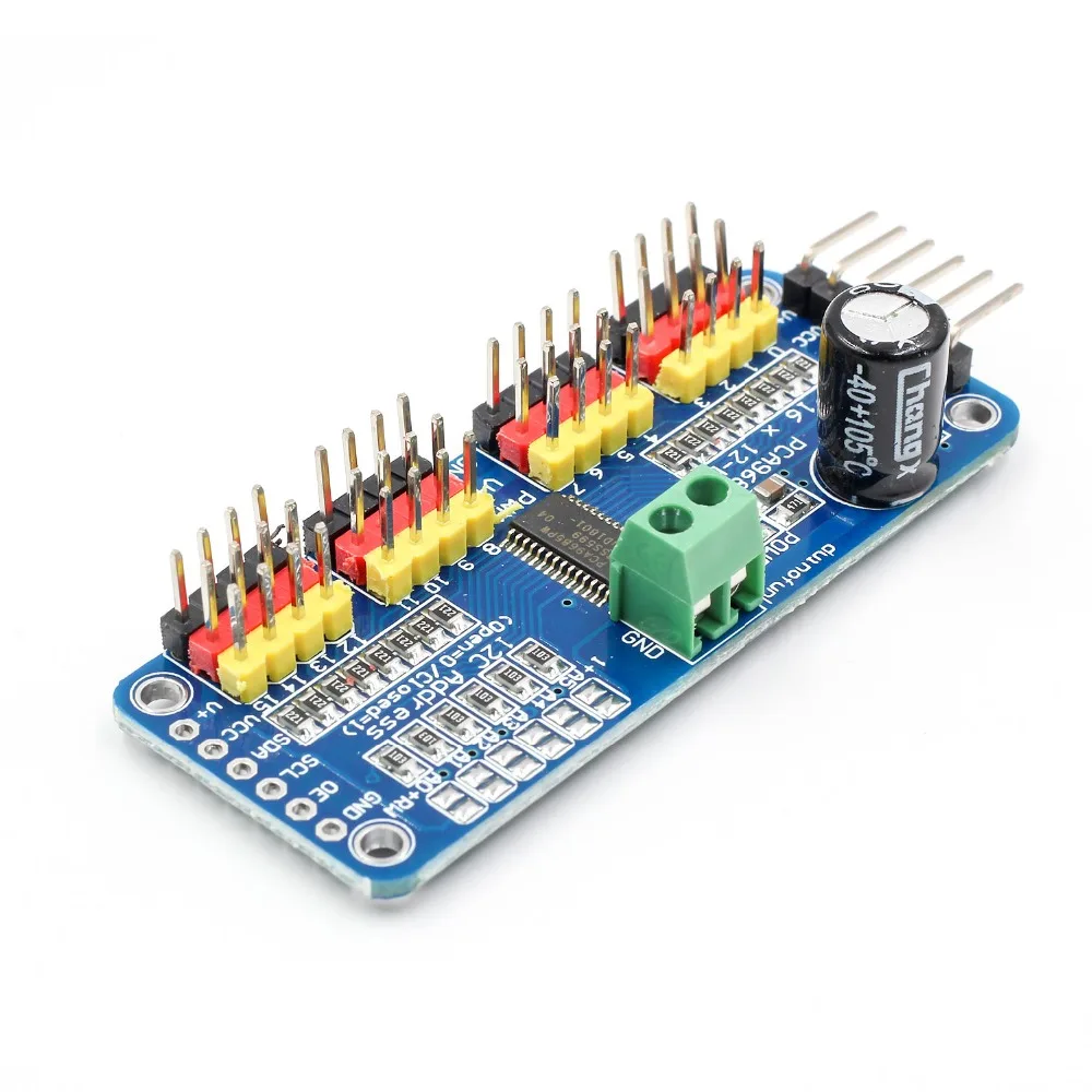 16 канальный видеорегистратор 12 битная ШИМ/Servo Driver I2C интерфейс PCA9685 модуль Raspberry pi