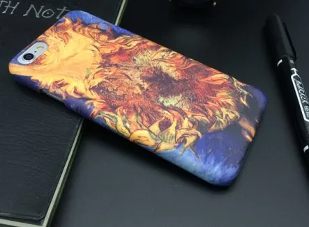 Для iphone XS Max чехол Винтаж художественный чехол для iphone XR X 8, 8 plus, 7, 7 plus, 6s plus 6plus цветочных растений картины маслом Винсента Ван Гога - Цвет: 8