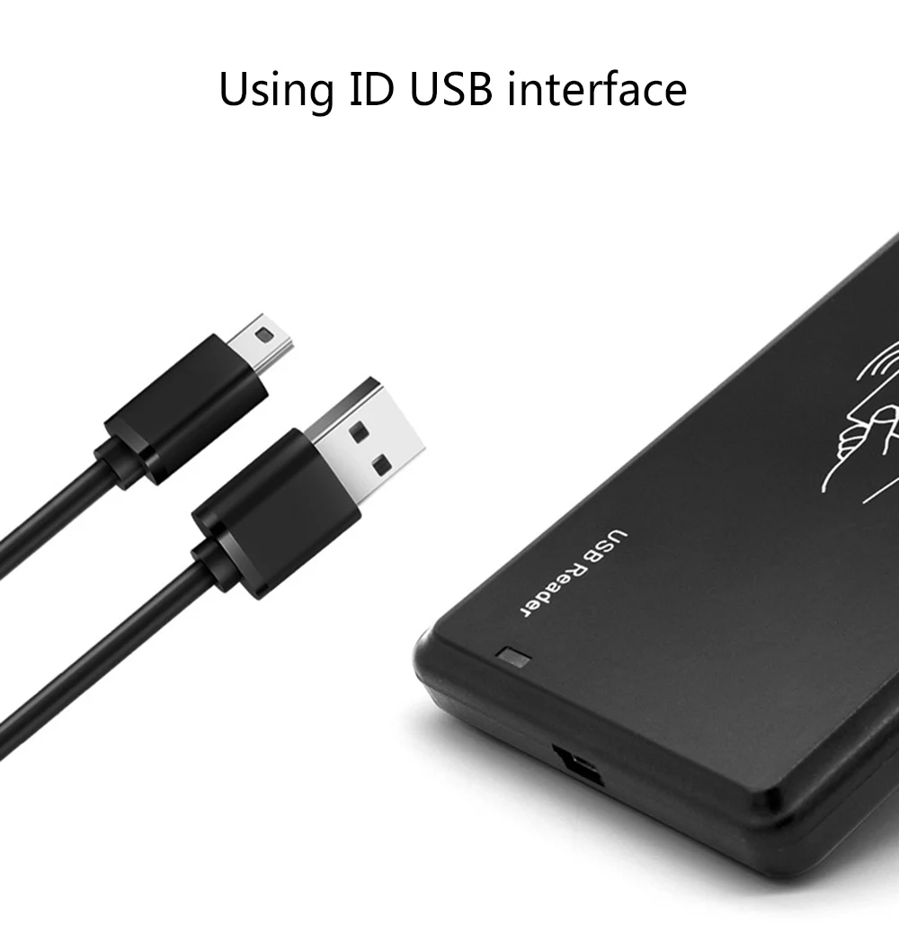 125 кГц мини USB RFID считыватель проксимированных ID карт для TK4100 EM4100 бирка для ключей