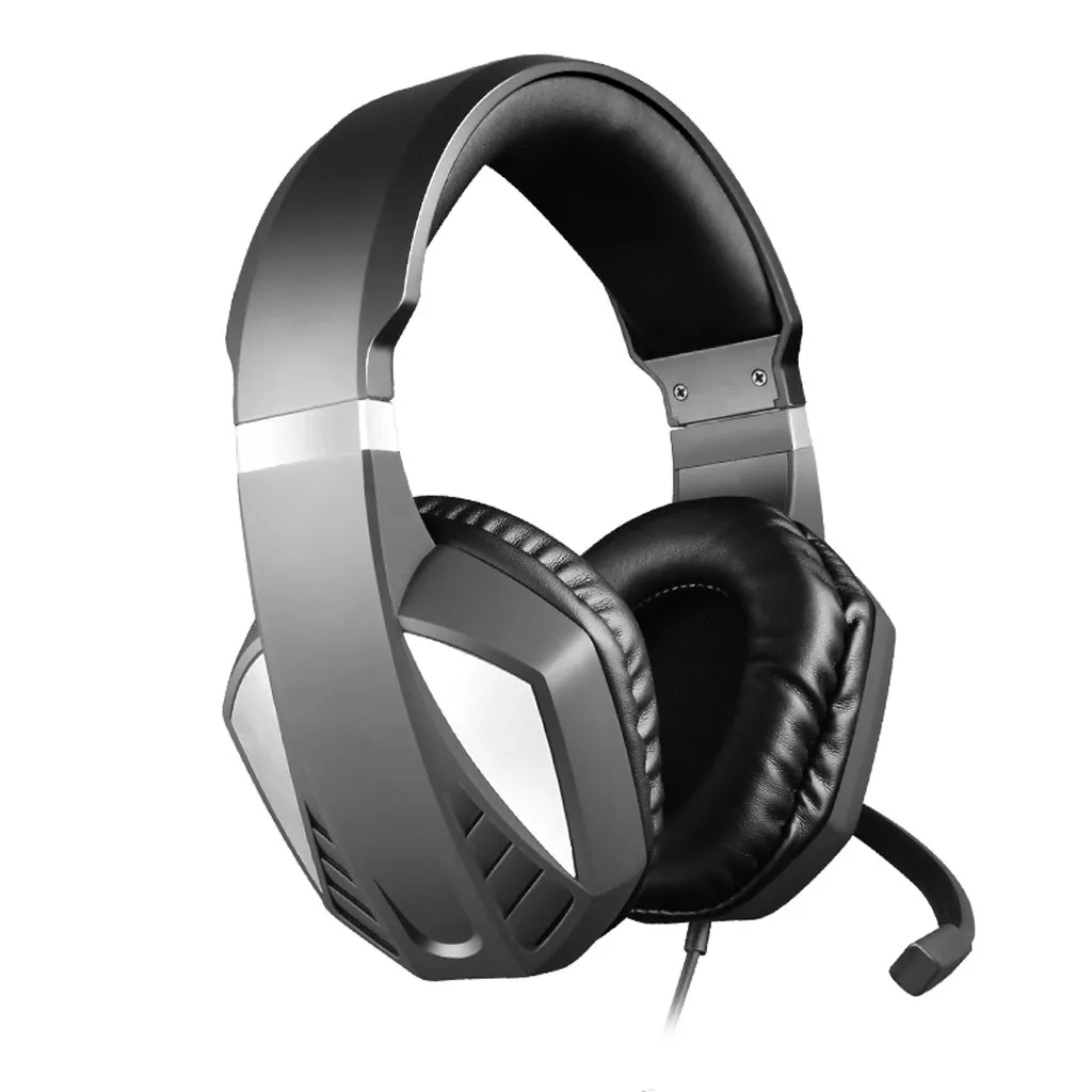 New Gaming Headset Voice Control Wired For PS4 Games Large Headphones Pc | Электроника