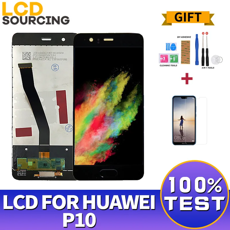 Новый 5 1 дюймовый ЖК дисплей для Huawei P10 VTR AL00 L09 L29 TL00 сенсорный экран с дигитайзером