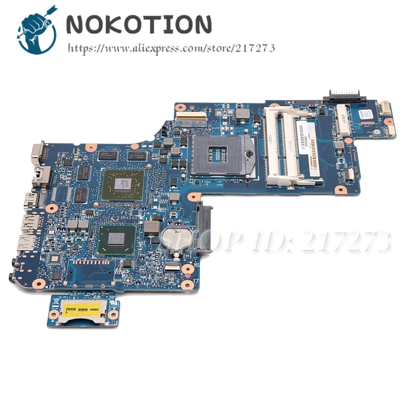 NOKOTION H000052840 для Toshiba Satellite C870 L870 L875 Материнская плата ноутбука PGA988B SLJ8E HM76 DDR3 HD7610M видеокарта