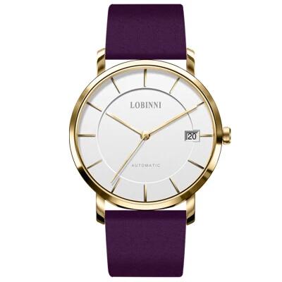 women watch 10 Роскошные Брендовые мужские часы LOBINNI Japan MIYOTA 9015 автоматическое механическое движение Мужские часы сапфировые водонепроницаемые часы L5016-4 - Цвет: women watch 10