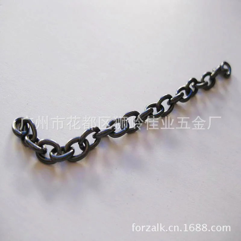 120cm Shoes accessories manufacturers supply 16 # gun black small O-seal oil cross and chains | Багаж и сумки