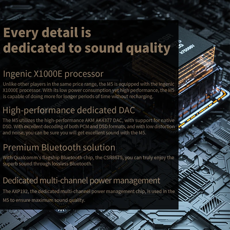 FiiO M5 Hi Res Bluetooth HIFI MP3 музыкальный плеер AK4377 USB DAC LDAC/AAC/aptX HD 384 кГц 32bit DSD128 портативный