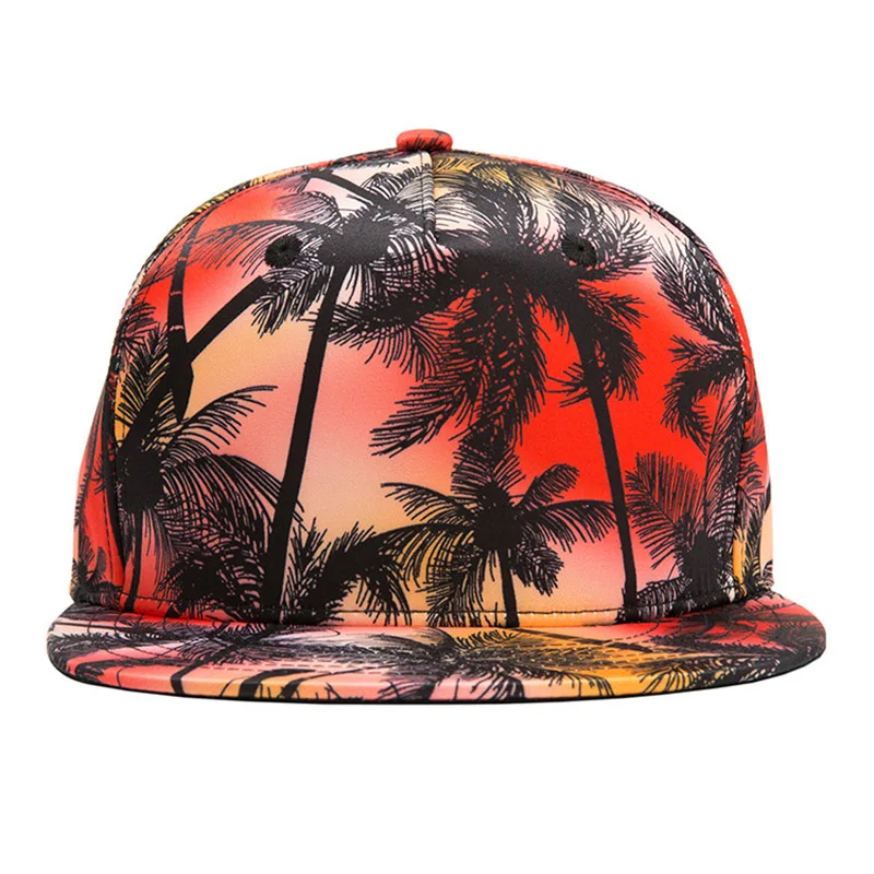 Unisex Coconut Tree Baseball Cap Men Women Outdoor Sports Snapback Adjustable Dad Hats Teenage Hip Hop Gorras Casquette CP0306 | Аксессуары