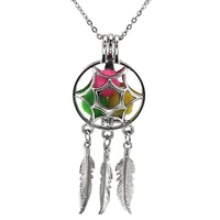 dream catcher necklaces pendants best friends pendant statement popular chain gestante for women jewelry