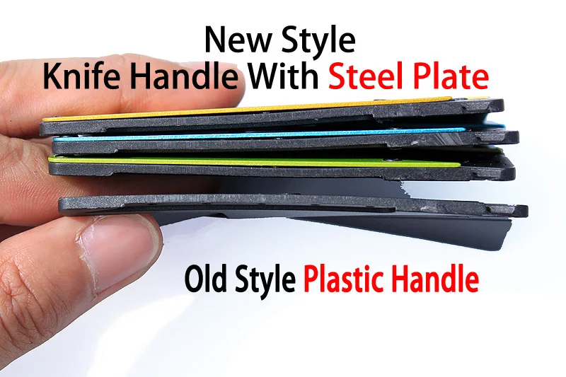 1PCS 5 Color Pocket Knife Hilt Add Layer Steel Plate Mini Wallet Credit Card Folding Blade Multi Functional OPP Bag | Инструменты