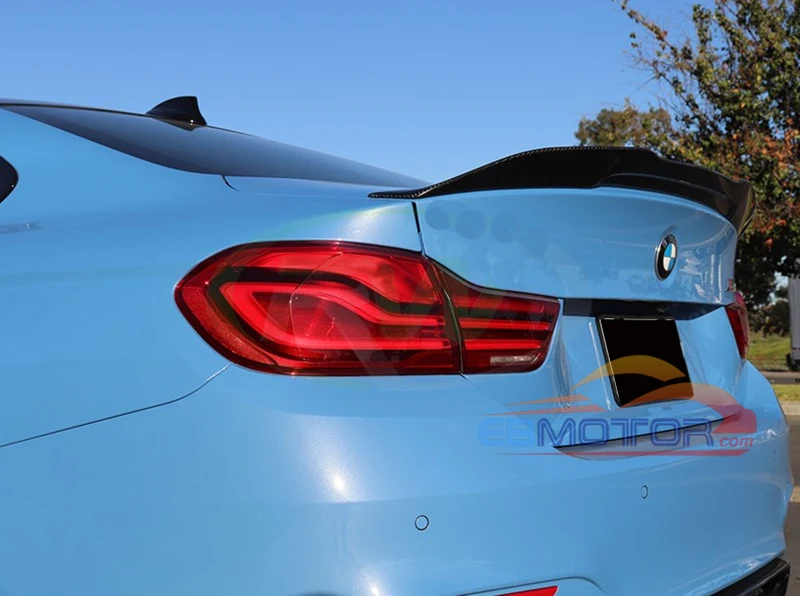 Настоящие части из углеродного волокна спойлер заднего багажника наборы крыла