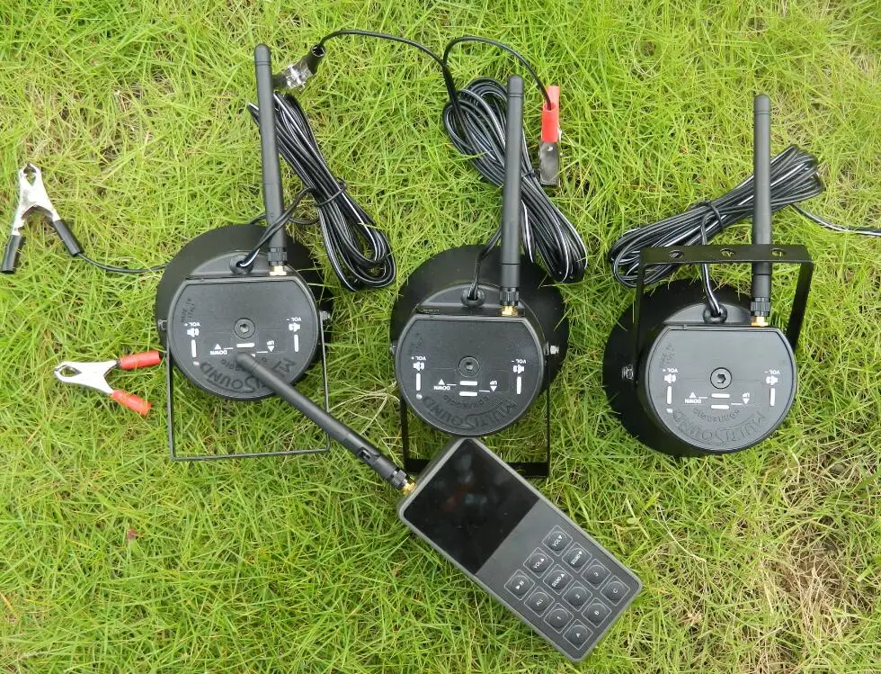 Открытый Охота Птица звонящий MP3 250 ярдов пульт дистанционного управления с 3 шт 50 Вт динамик плеер Гусь утка птицы охотничьи приманки