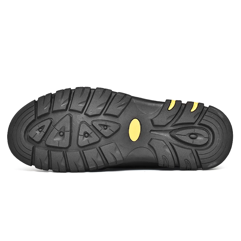 YIXI мужские зимние сапоги из натуральной кожи теплые Роскошные туфли рабочие