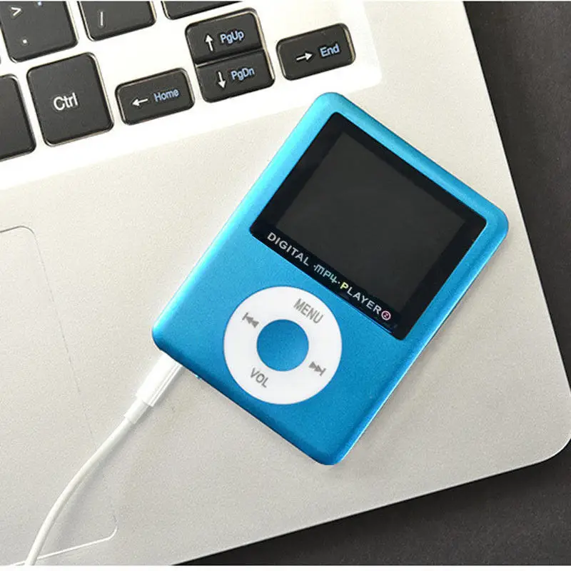 Синий Хит MP4 плеер MP3 цифровой 8GB Led видео SD lcd iPod музыка домашний фото спортивный инструмент HD - Цвет: Синий