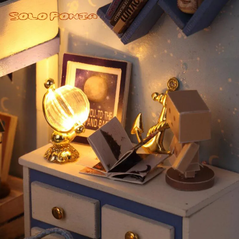 Деревянный дом сделай сам миниатюры с мебелью миниатюрный домик кукольный