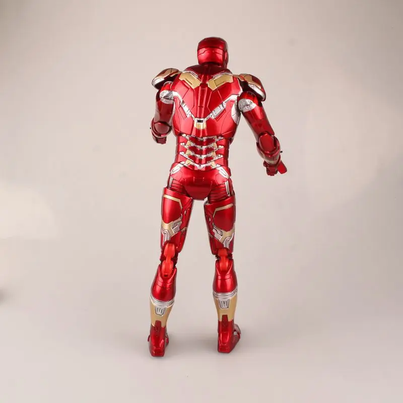 Marvel Мстители Железный человек фигурка Марка 43 XLIII горячие игрушки 1/6 Масштаб ПВХ Коллекционная модель игрушки с светодиодный светильник